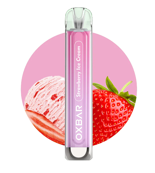 OXBAR C800 - Strawberry Ice Cream (Truskawkowe Lody)  /e-pap. jednorazowy/